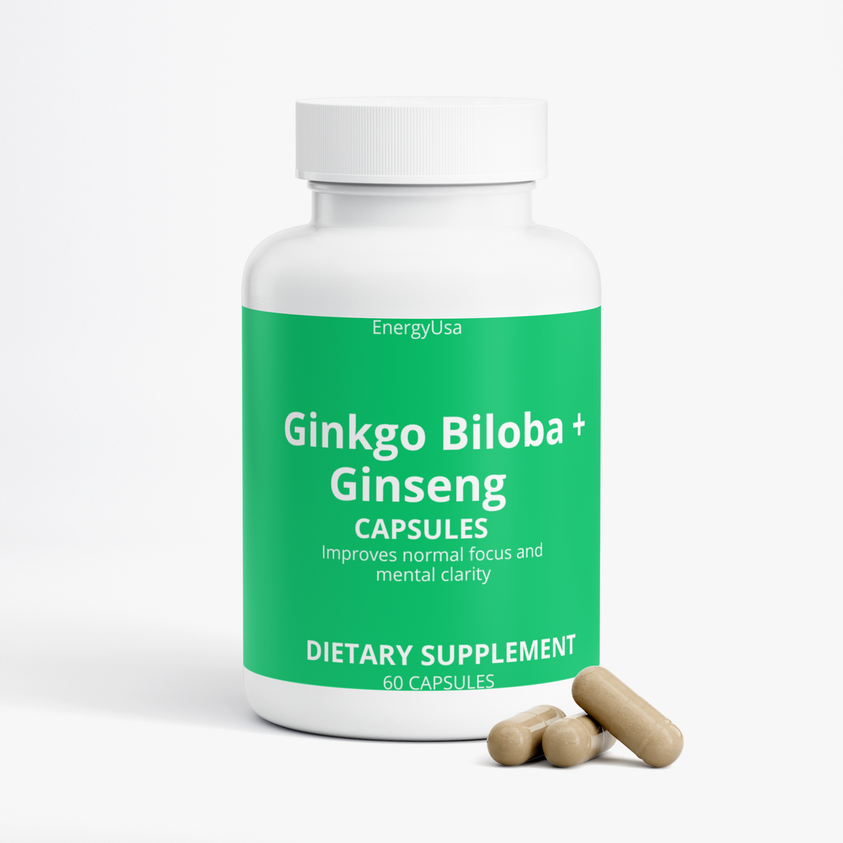 Ginkgo Biloba + Ginseng — Memory, Focus & Cognitive Energy