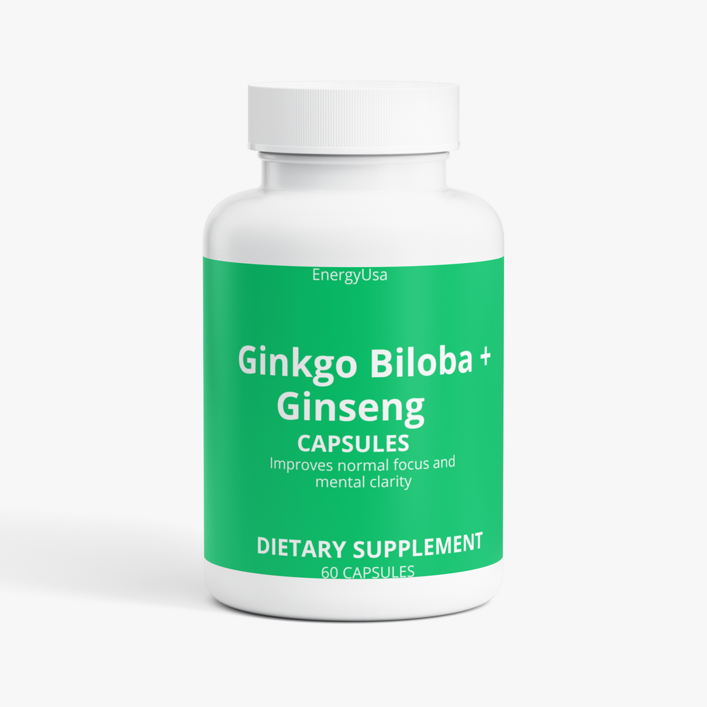 Ginkgo Biloba + Ginseng — Memory, Focus & Cognitive Energy