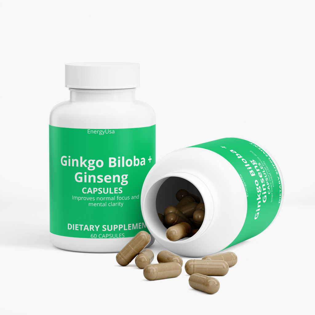 Ginkgo Biloba + Ginseng — Memory, Focus & Cognitive Energy